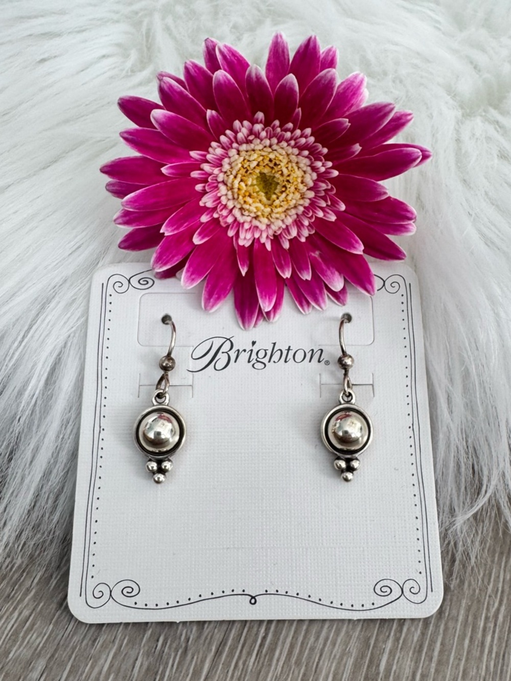 💖 BRIGHTON Pretty Tough Stud French Wire Earrings